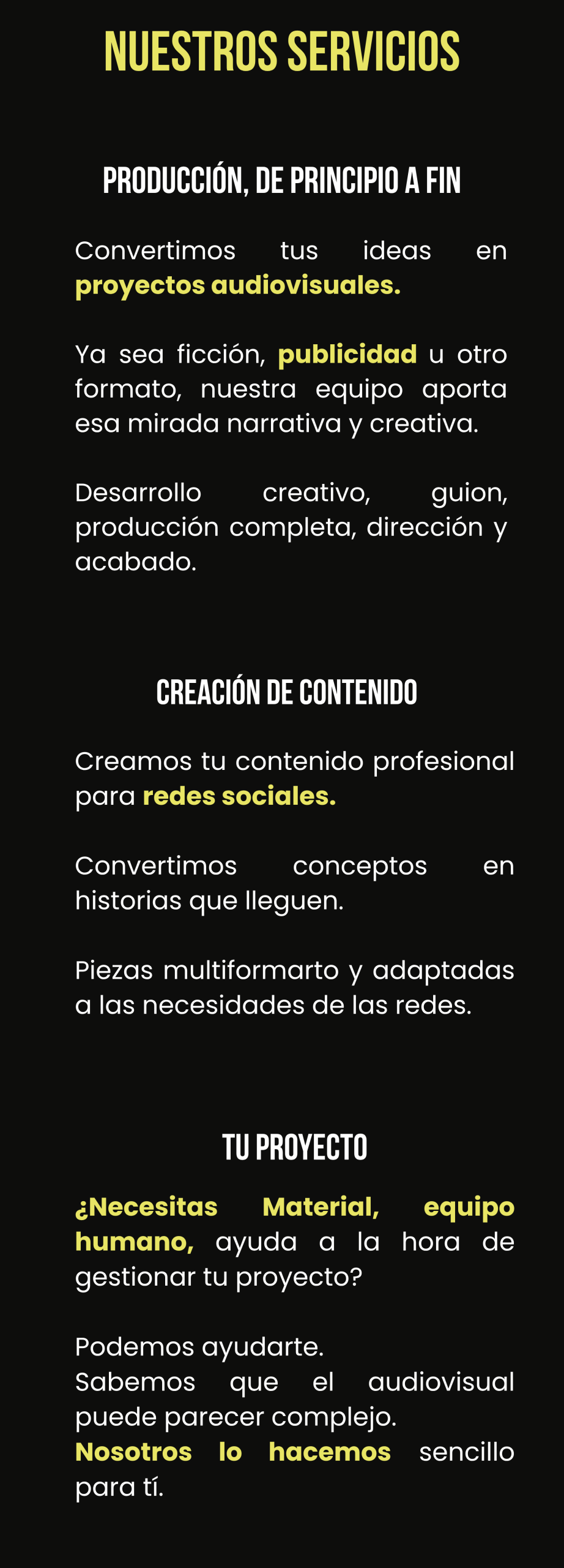 NUESTROS SERVICIOSmovil